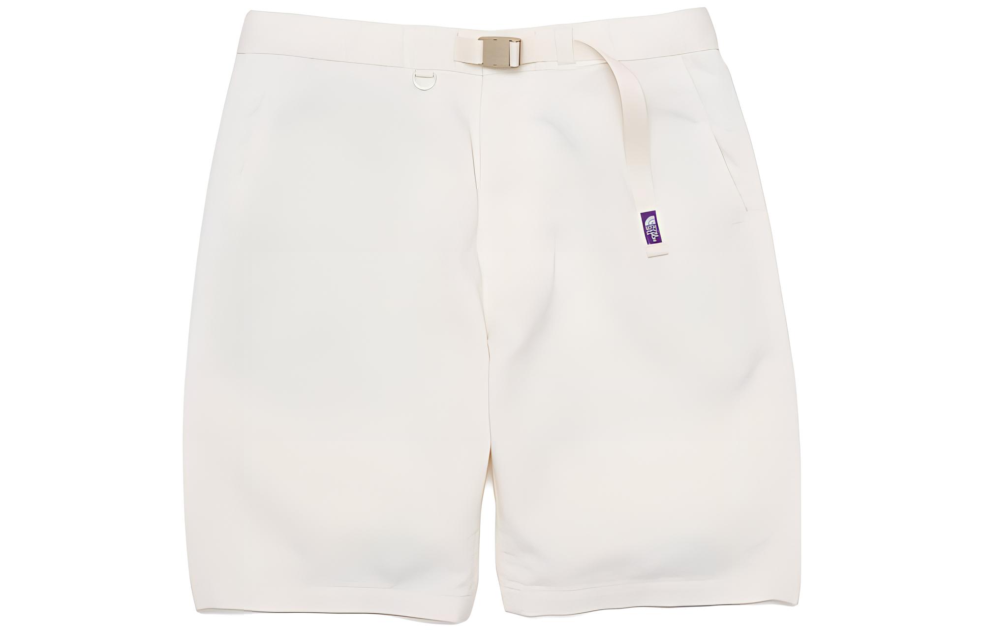 The North Face Purple Label SS22 White Casual Belted Shorts Japan Edition NT4102N-NA