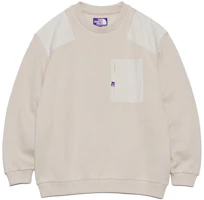 Order THE NORTH FACE PURPLE LABEL SS24 Beige Colorblock Knit Pullover Crewneck Men. NT6402N-BE