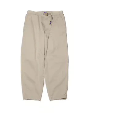 TNF PURPLE LABEL SS24 Beige Unisex Relaxed Fit Casual Pants NT5412N-LB