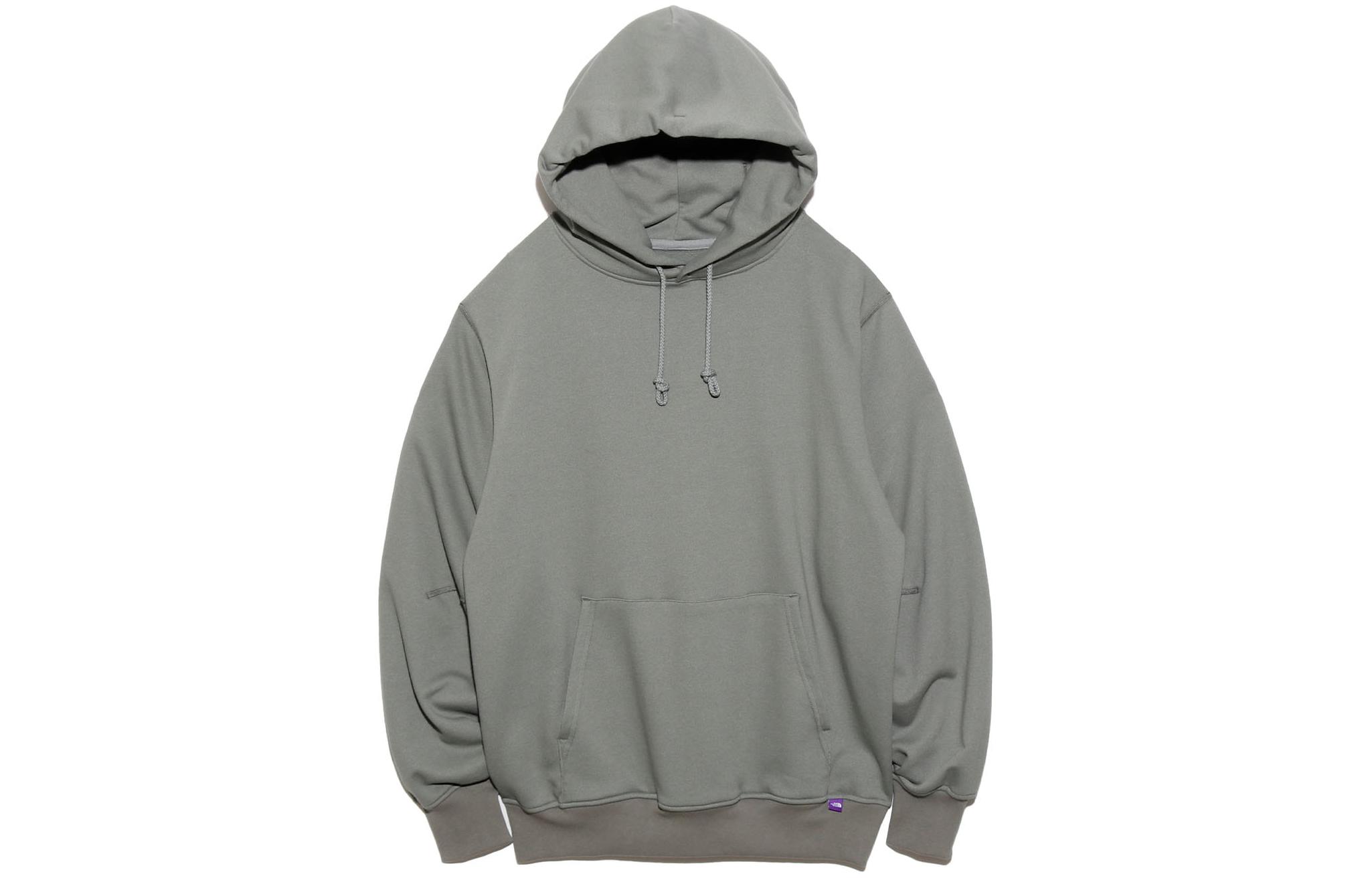 The North Face Purple Label SS24 Mint Green Textured Knit Hoodie Men NT6351N-MG