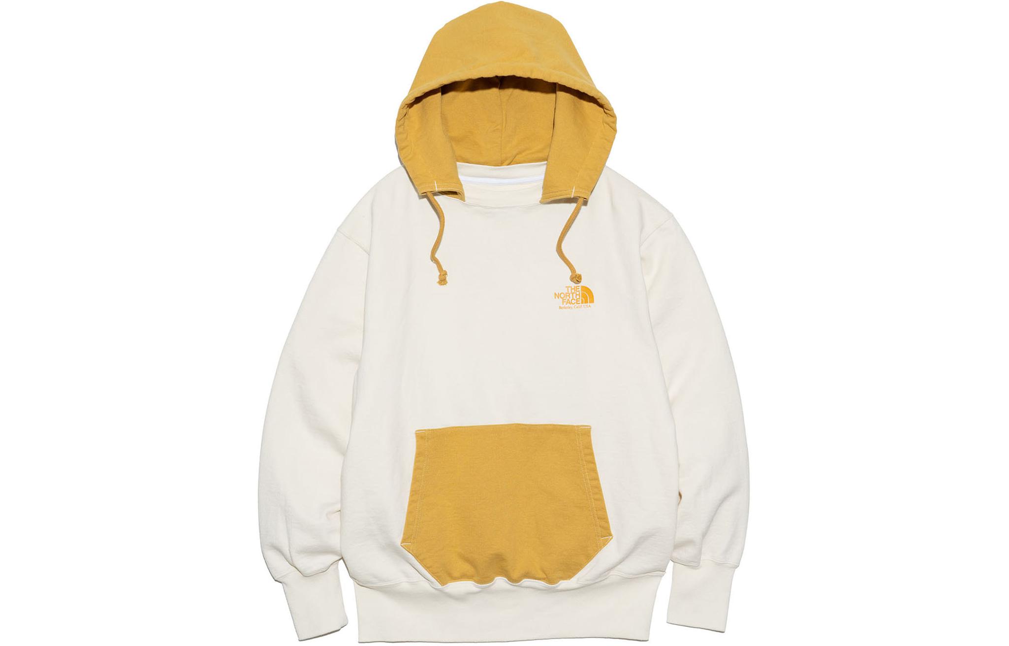 The North Face Purple Label SS24 Vintage Logo Hoodie Ivory Unisex. NT6400N-LV