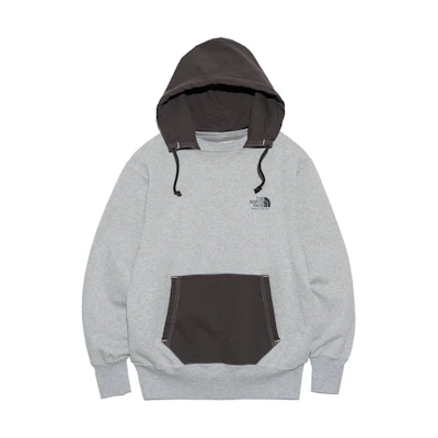 TNF PURPLE LABEL SS24 Vintage Logo Hoodie Unisex Grey NT6400N-Z