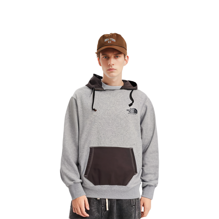 Details for The North Face PURPLE LABEL SS24 復古標誌連帽上衣 男女款 灰色 NT6400N-Z