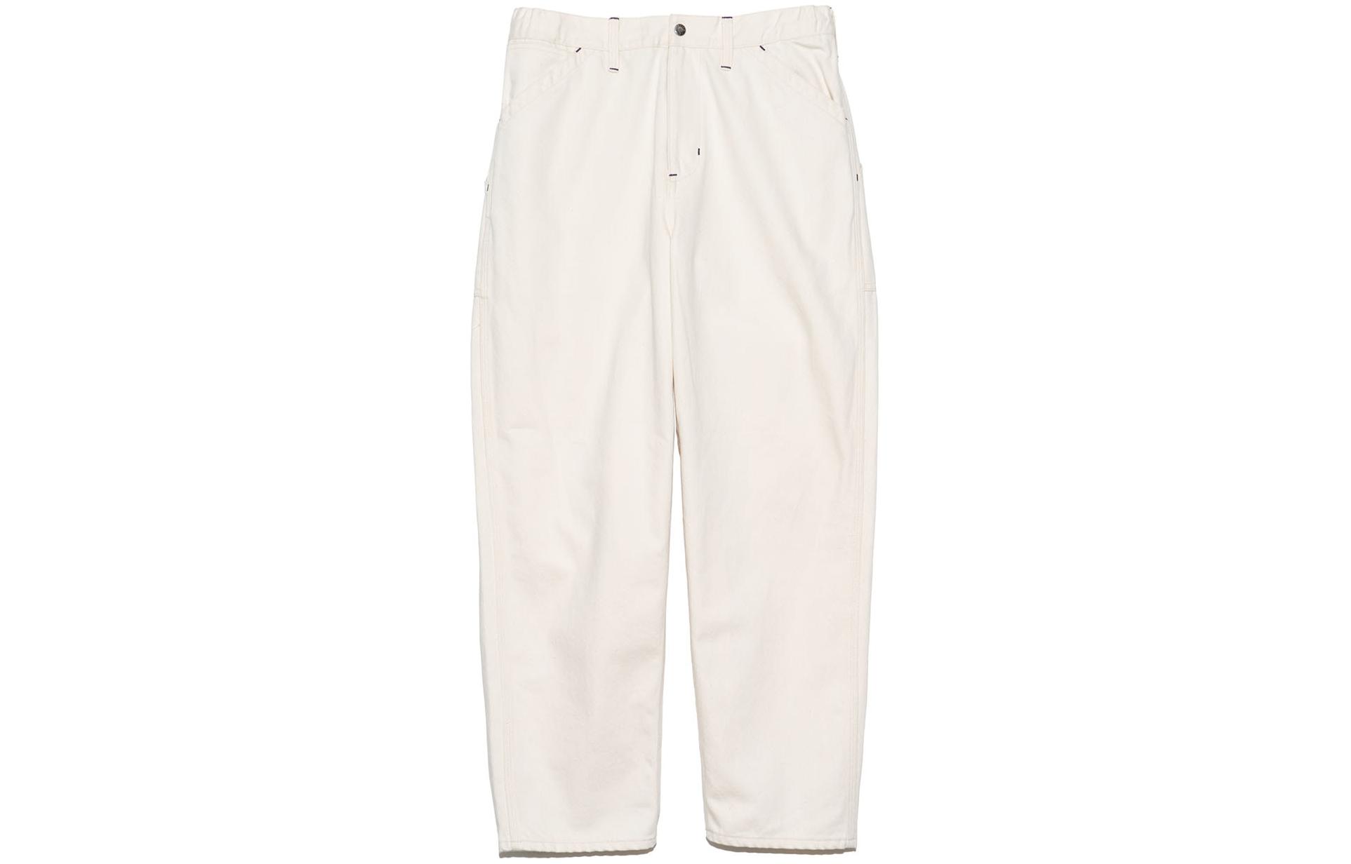 The North Face PURPLE LABEL SS24 Vintage Tapered White Denim Jeans Men NT5401N-NA