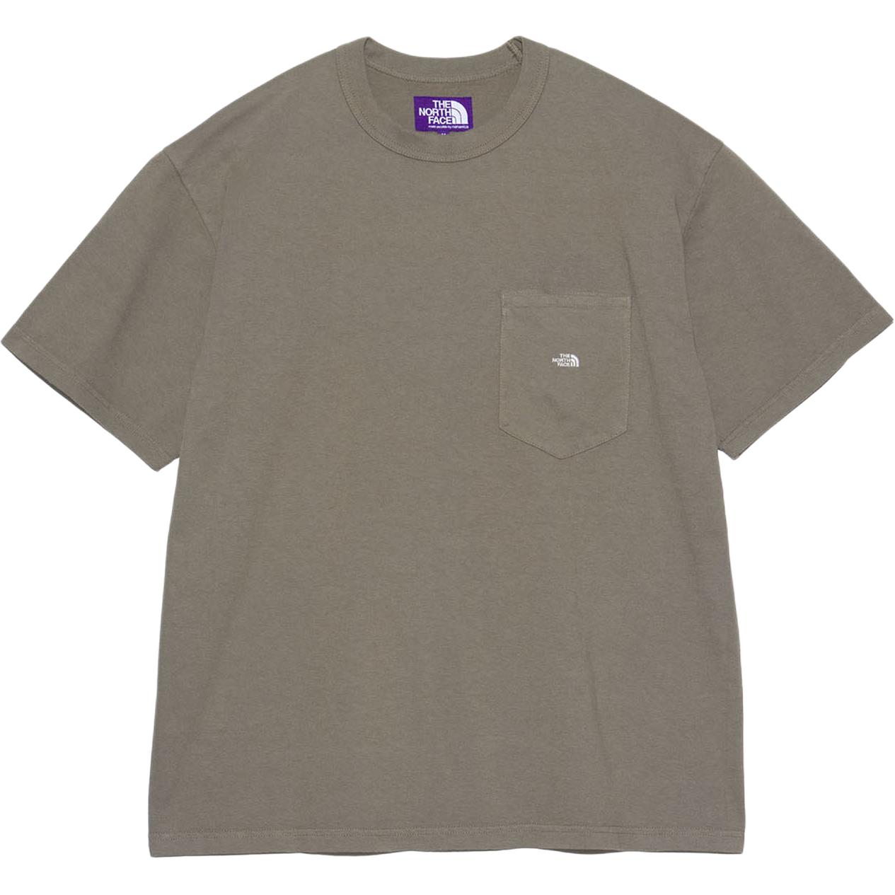 The North Face Purple Label SS25 Minimalist Pocket Tee Unisex - Gray-Brown. N25SI102-CE