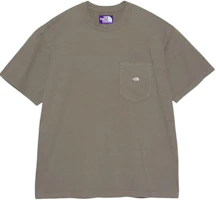 The North Face Purple Label SS25 Minimalist Pocket Tee Unisex - Gray-Brown. N25SI102-CE The North Face Purple Label SS25 Minimalist Pocket Tee Unisex - Gray-Brown. N25SI102-CE