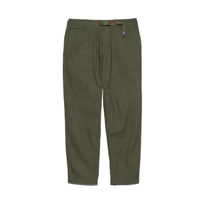 TNF Purple Label Straight-Leg Outdoor Elastic Waist Pants Green N24FC079-OD