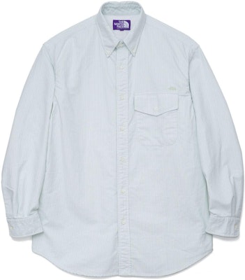 The North Face PURPLE LABEL Kemeja Lengan Panjang Garis Hijau NT3301N-G Buy The North Face PURPLE LABEL Kemeja Lengan Panjang Garis Hijau NT3301N-G