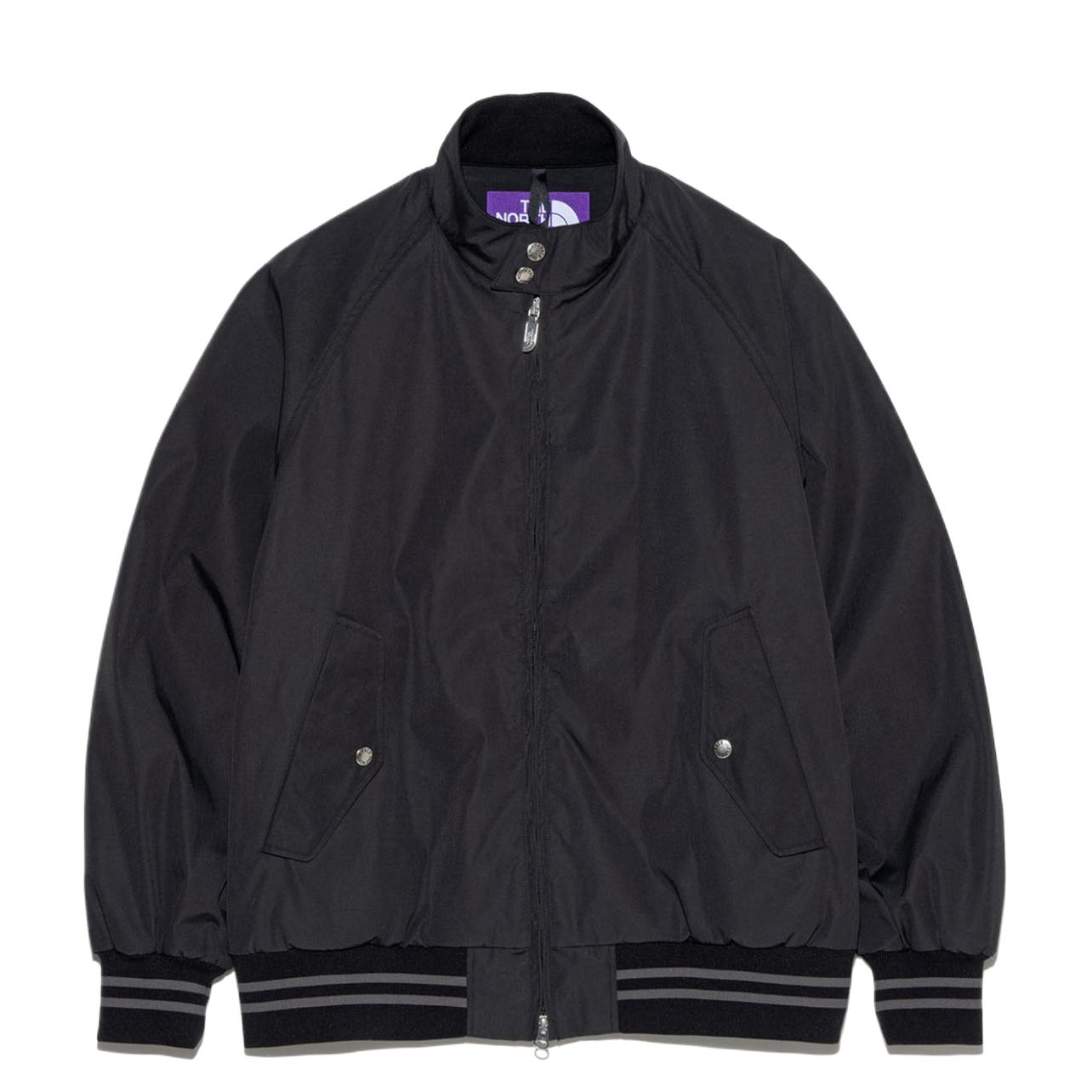 TNF Purple Label Striped Zip Neck Jacket Black (). NP2411N-K