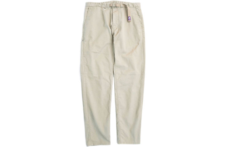 Order 노스페이스 퍼플 라벨 테이퍼드 치노 팬츠 라이트 브라운 유니섹스 캐주얼 스타일. NT5051N-BE
