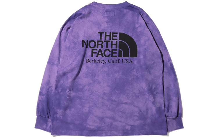 The North Face Purple Label Tie-Dye Long-Sleeve Sweatshirt Purple Unisex AW20 NT3073N-PP