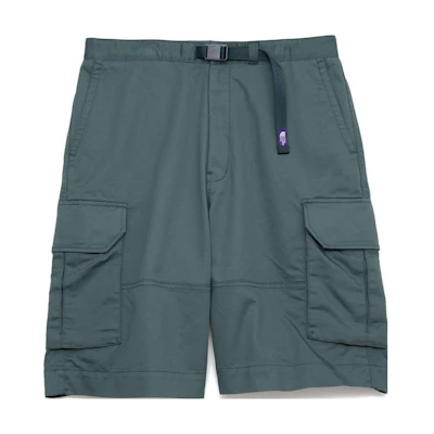 TNF Purple Label Tie-Waist Cargo Shorts Olive Green NT4302N-VG