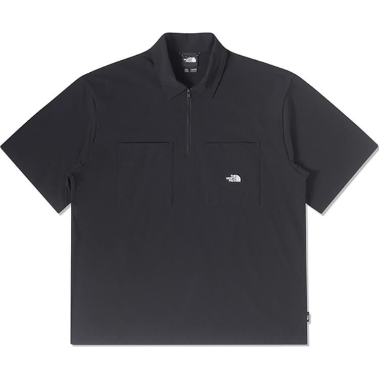 The North Face Purple Label UE Unisex Black Polo Shirt Casual Minimalist Design NF0A89TU-JK3