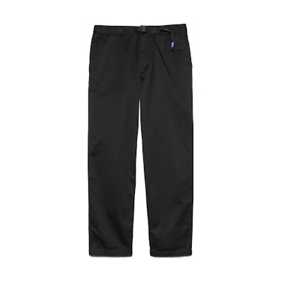TNF Purple Label Unisex Black Solid Straight-Leg Casual Pants NT5351N-K