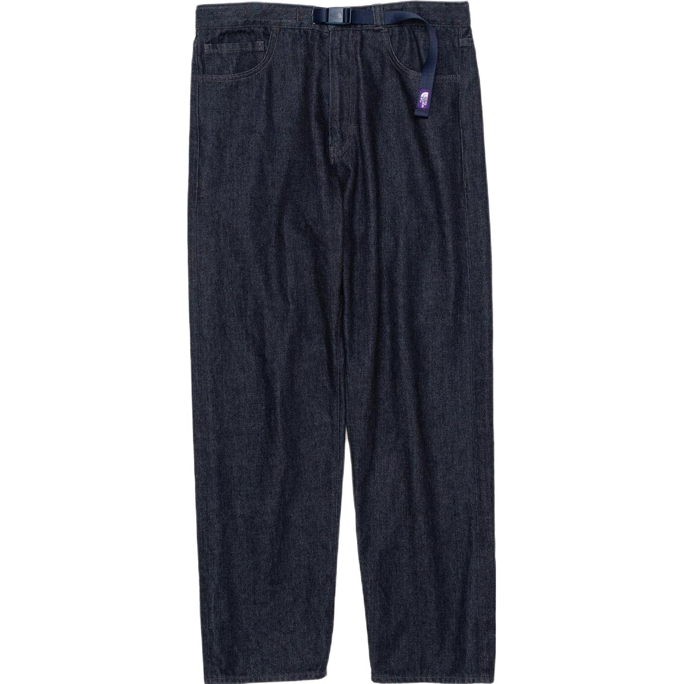 The North Face Purple Label Unisex Black Solid Straight-Leg Twill Jeans NT5204N-ID