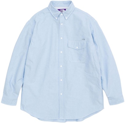 The North Face Purple Label Kemeja Unisex Biru Cotton-Polyester Oxford NT3252N-SX Buy The North Face Purple Label Kemeja Unisex Biru Cotton-Polyester Oxford NT3252N-SX