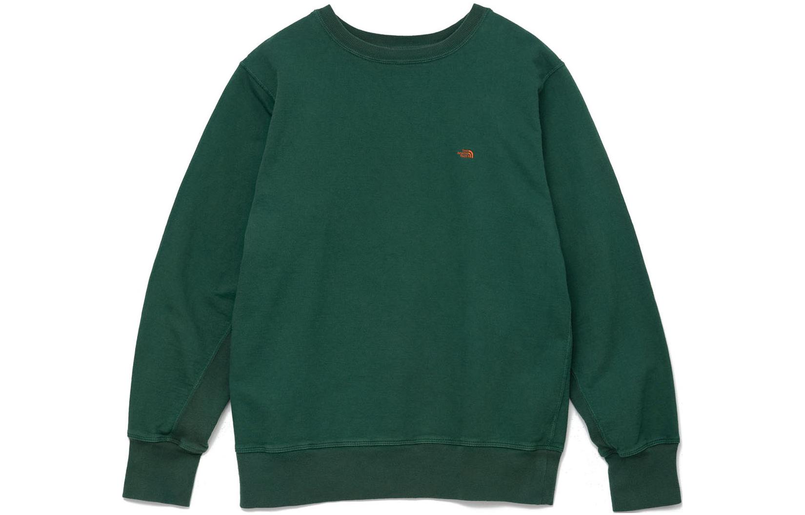 The North Face Purple Label Unisex Green Crewneck Pullover Sweatshirt NT6303N-GO