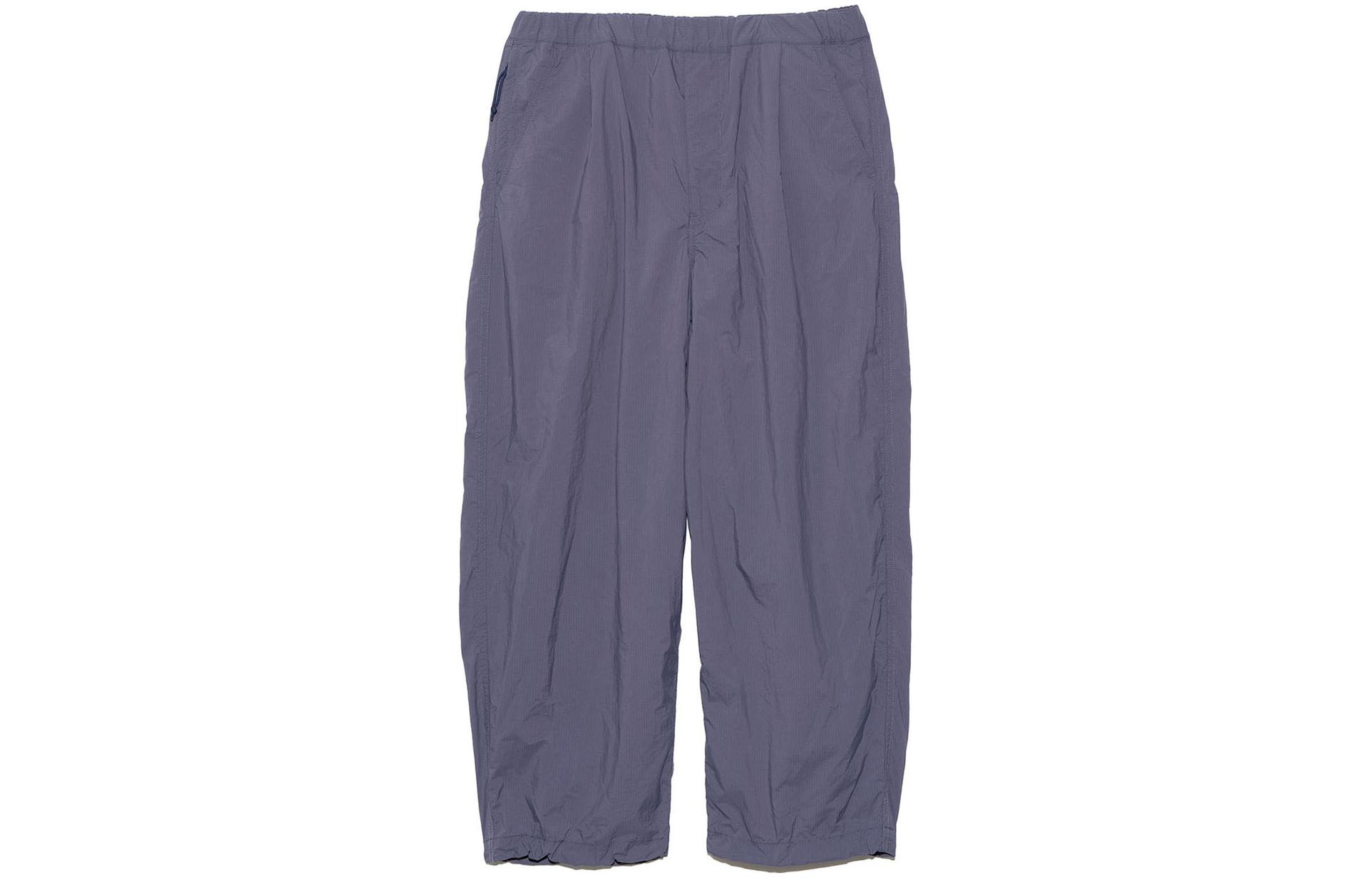 The North Face PURPLE LABEL Unisex Grey Purple Tapered Relaxed Pants NT5405N-DP