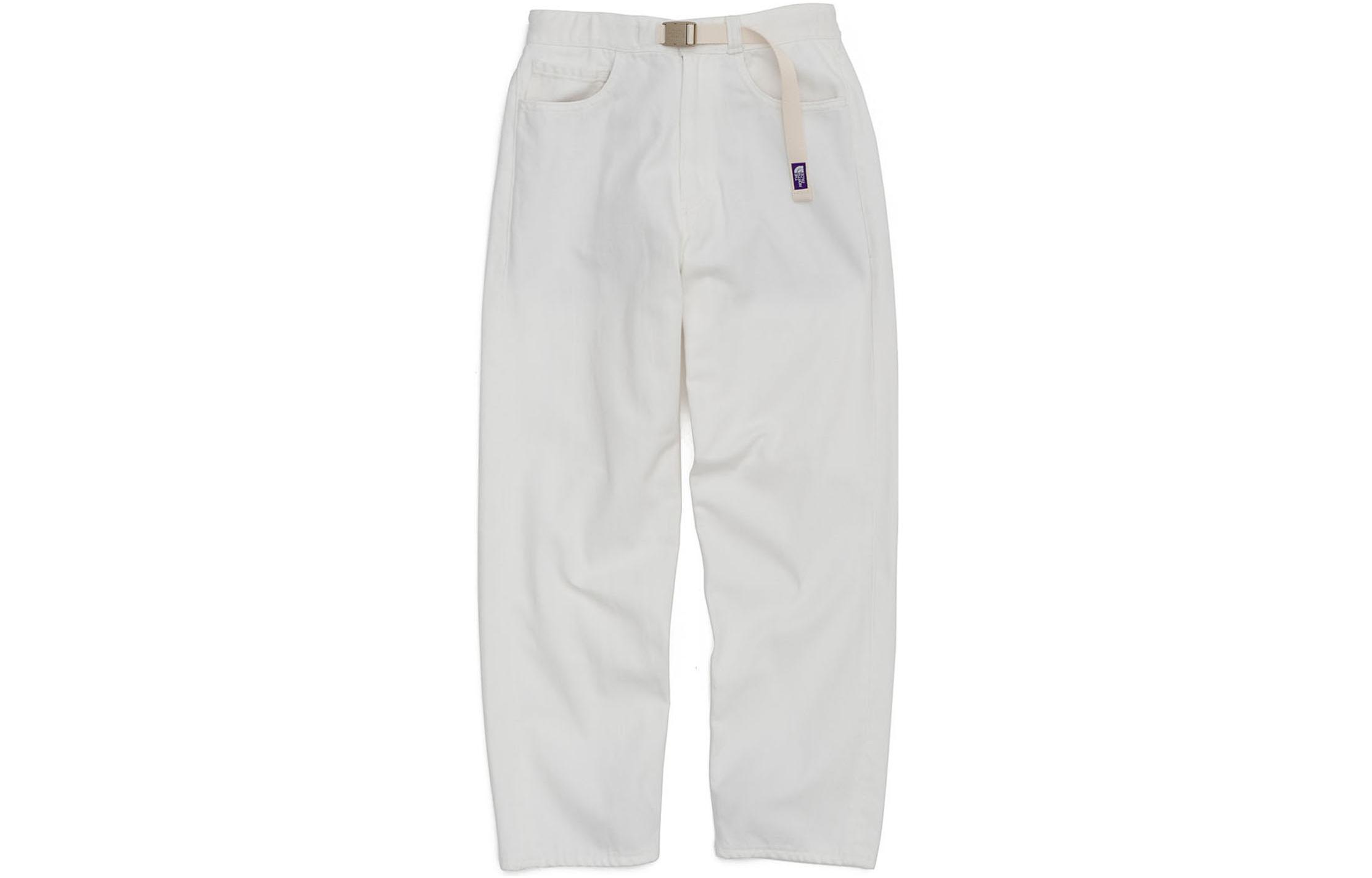 The North Face PURPLE LABEL Unisex High-Waisted Gray Denim Straight Pants NT5310N-OW