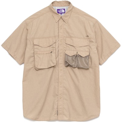The North Face Purple Label Unisex Kemeja Lengan Pendek Khaki Multi-Pocket NT3320N-BE Buy The North Face Purple Label Unisex Kemeja Lengan Pendek Khaki Multi-Pocket NT3320N-BE