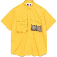 The North Face PURPLE LABEL Unisex Loose Fit Yellow Short Sleeve Shirt NT3320N-Y The North Face PURPLE LABEL Unisex Loose Fit Yellow Short Sleeve Shirt NT3320N-Y