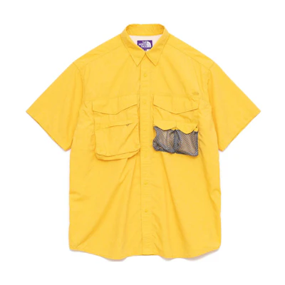TNF PURPLE LABEL Unisex Loose Fit Yellow Short Sleeve Shirt NT3320N-Y