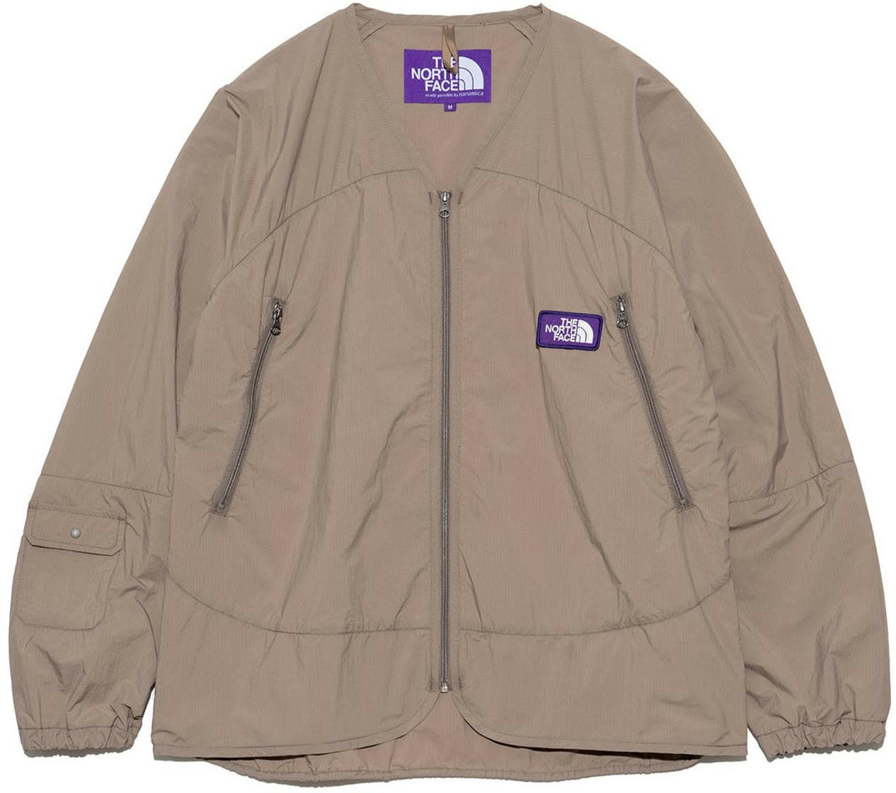 the-north-face-purple-label-unisex-oversized-v-neck-jacket-khaki-beige-np-2407-n-kb