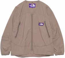 The North Face PURPLE LABEL Unisex Oversized V-Neck Jacket Khaki Beige NP2407N-KB The North Face PURPLE LABEL Unisex Oversized V-Neck Jacket Khaki Beige NP2407N-KB