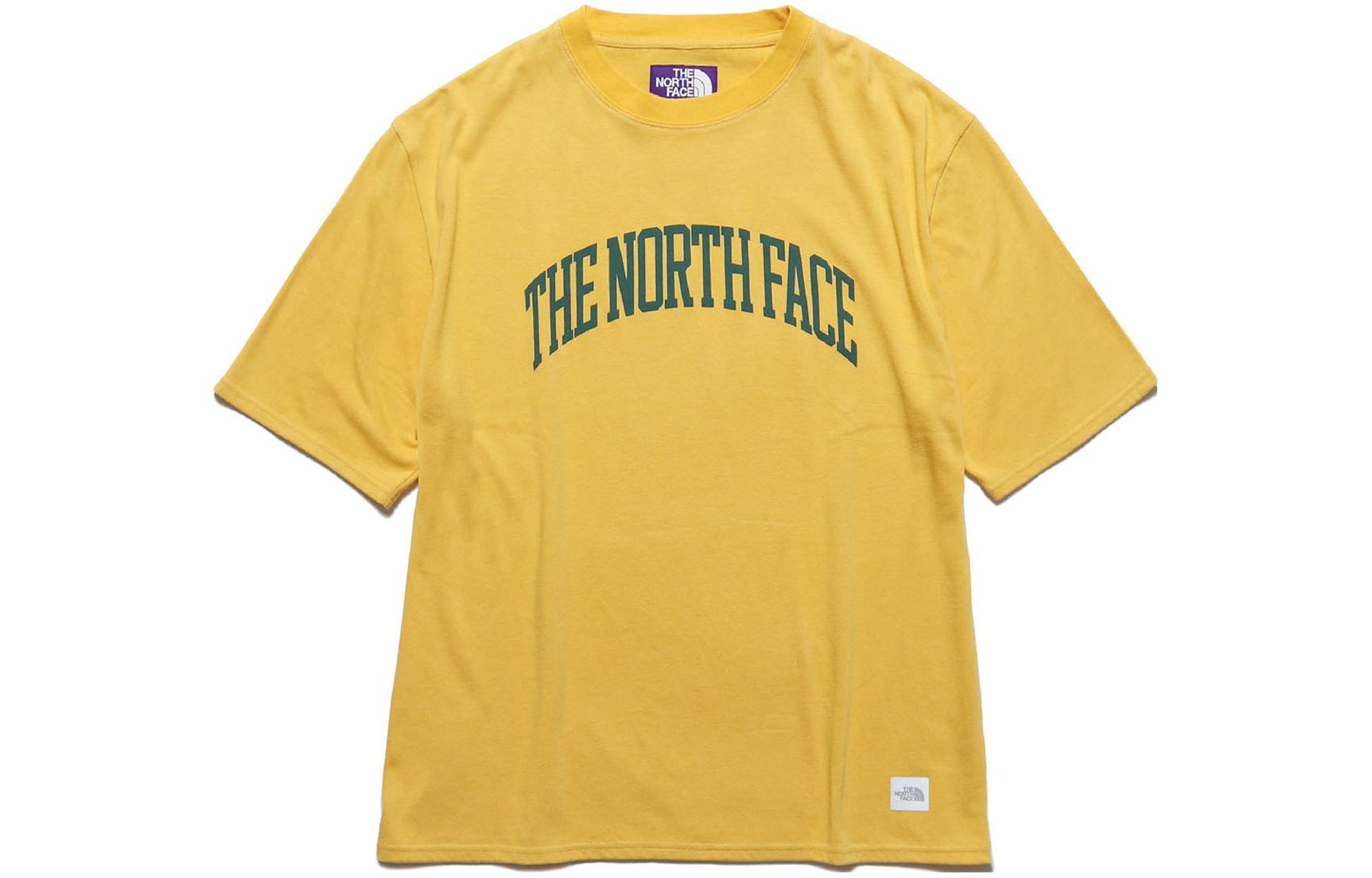 THE NORTH FACE PURPLE LABEL Unisex Solid Color Logo Dopamine Crewneck T-Shirt NT3324N-MS