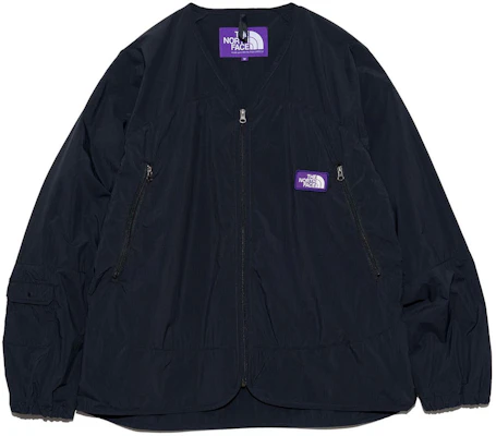 THE NORTH FACE PURPLE LABEL Jaket V-Leher Loose-Fit Hitam Uniseks. NP2407N-K Order THE NORTH FACE PURPLE LABEL Jaket V-Leher Loose-Fit Hitam Uniseks. NP2407N-K