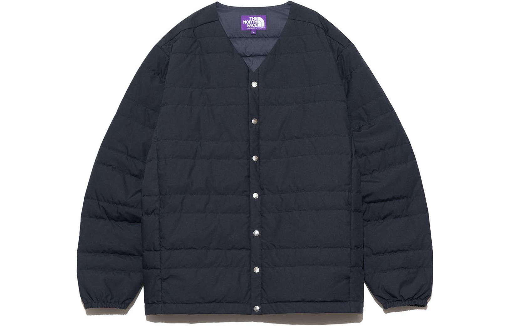The North Face PURPLE LABEL V-Neck Snap Button Jacket Deep Blue ND2360N-DN