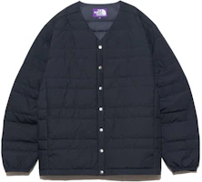 The North Face PURPLE LABEL V-Neck Snap Button Jacket Deep Blue ND2360N-DN The North Face PURPLE LABEL V-Neck Snap Button Jacket Deep Blue ND2360N-DN