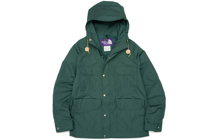 The North Face Purple Label Vintage Green Hooded Jacket with Pockets-Unisex NP2051N-YG