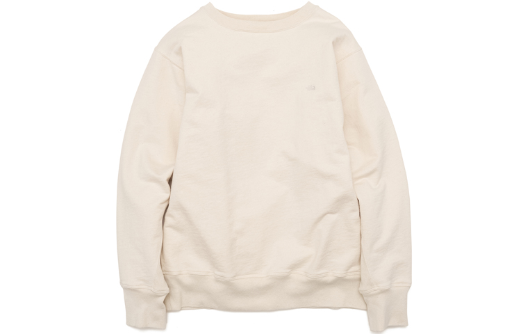 The North Face Purple Label White Crewneck Long Sleeve Sweatshirt Unisex NT6903N-NA