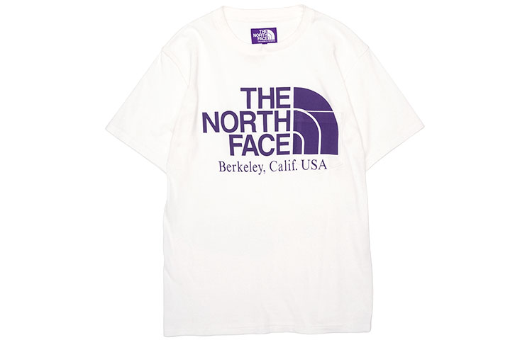 The North Face Purple Label White Crewneck T-Shirt with Logo Print - Unisex NT3108N-OW
