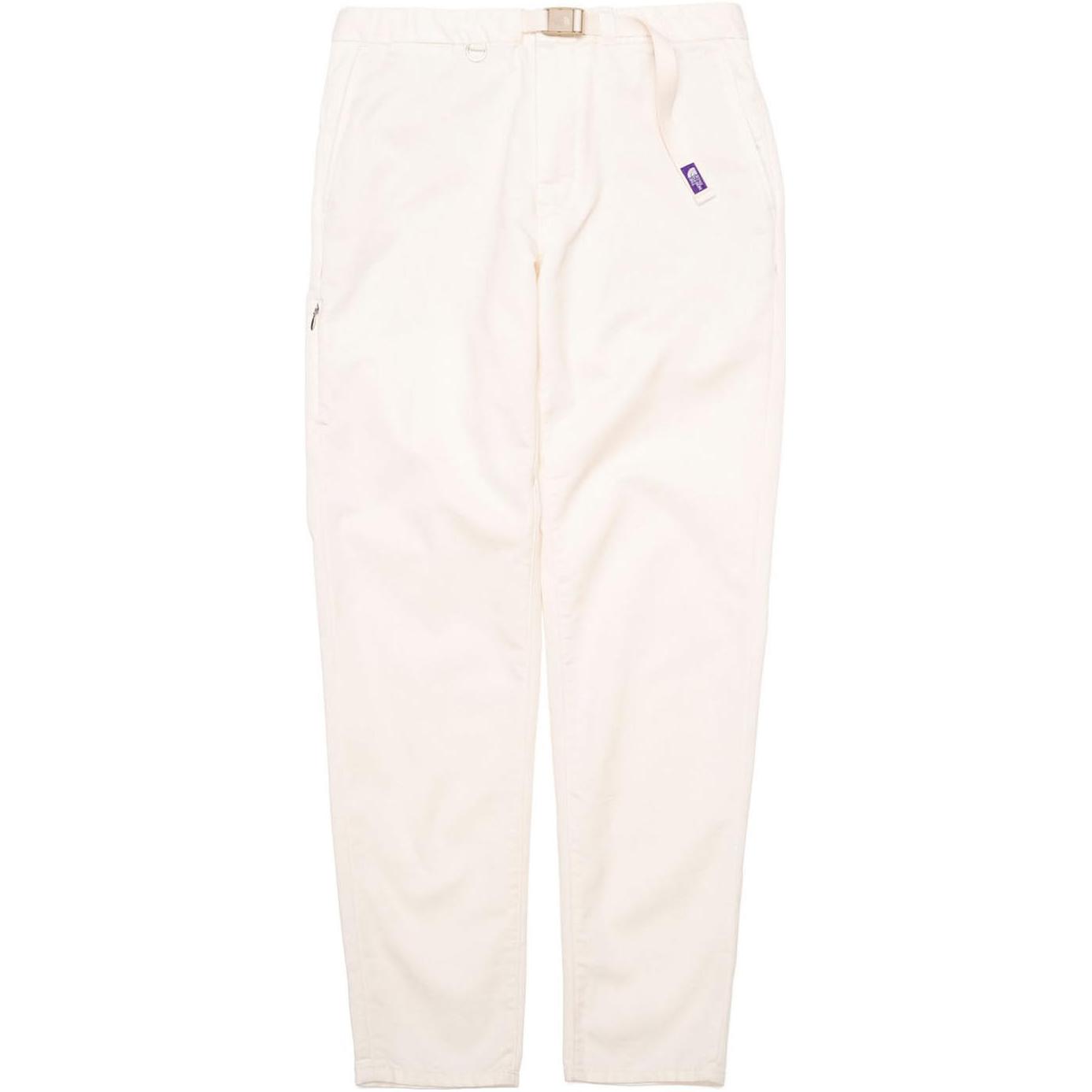 Buy The North Face PURPLE LABEL Pantalones Casuales Blancos Slim con Cinturón. NT5301N-NA
