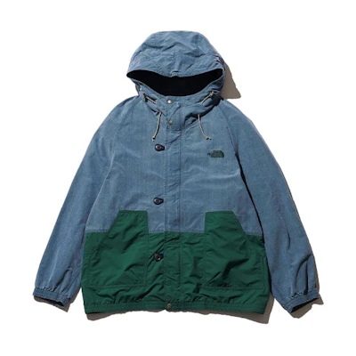 TNF PURPLE LABEL monkey time Windproof Green Hiking Jacket Men. NP2173N
