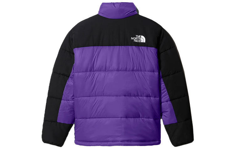 TNF Purple Logo Patch Colorblock Puffer Jacket Winter Warmth NF0A4QYZ-NL4 圖 3