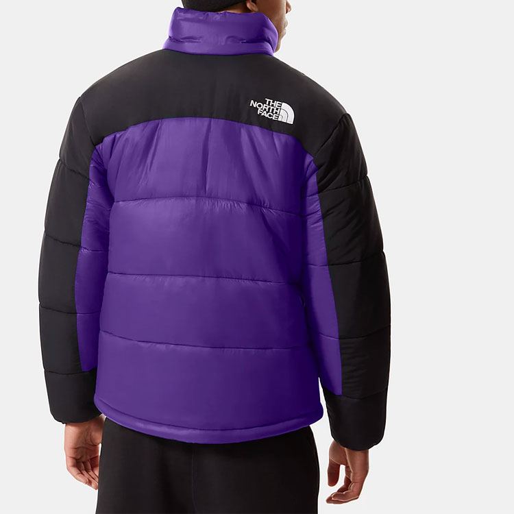 TNF Purple Logo Patch Colorblock Puffer Jacket Winter Warmth NF0A4QYZ-NL4 圖 6