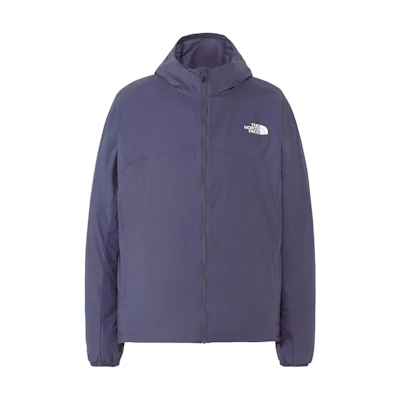 TNF Purple Logo Print Crewneck Long Sleeve Jacket NP22202-CV
