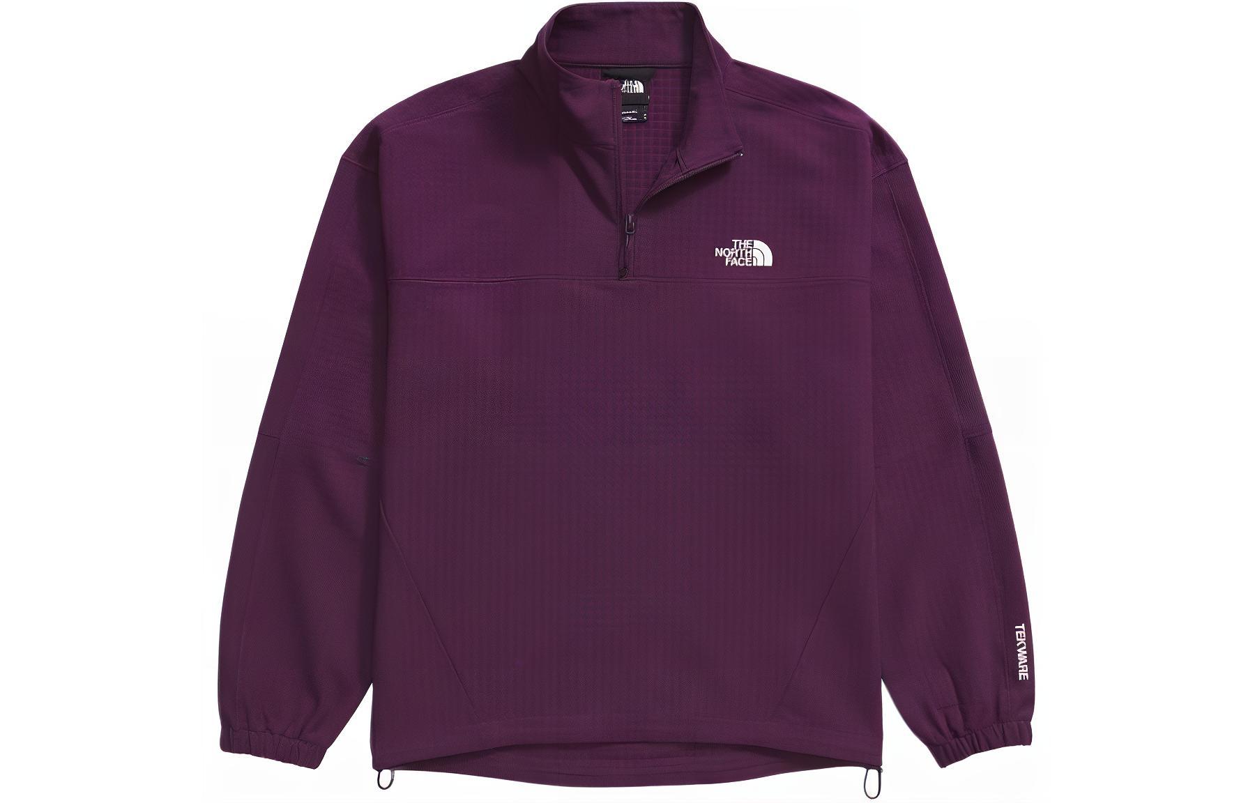 TNF Purple Solid Color Pullover Sweatshirt NF0A832U-V6V