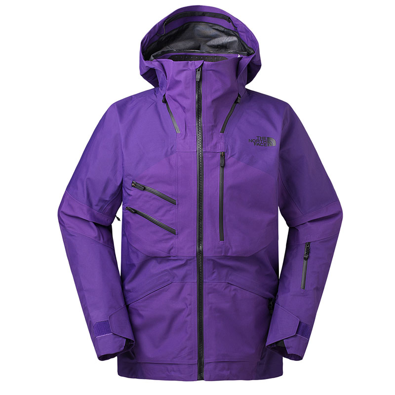 TNF Purple Waterproof Breathable Outdoor Hoodie Jacket - NF0A3IGN-7AF