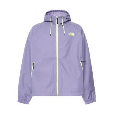 TNF Purple Waterproof Letter Print Loose Hoodie Jacket NF0A7ZYD-RK4