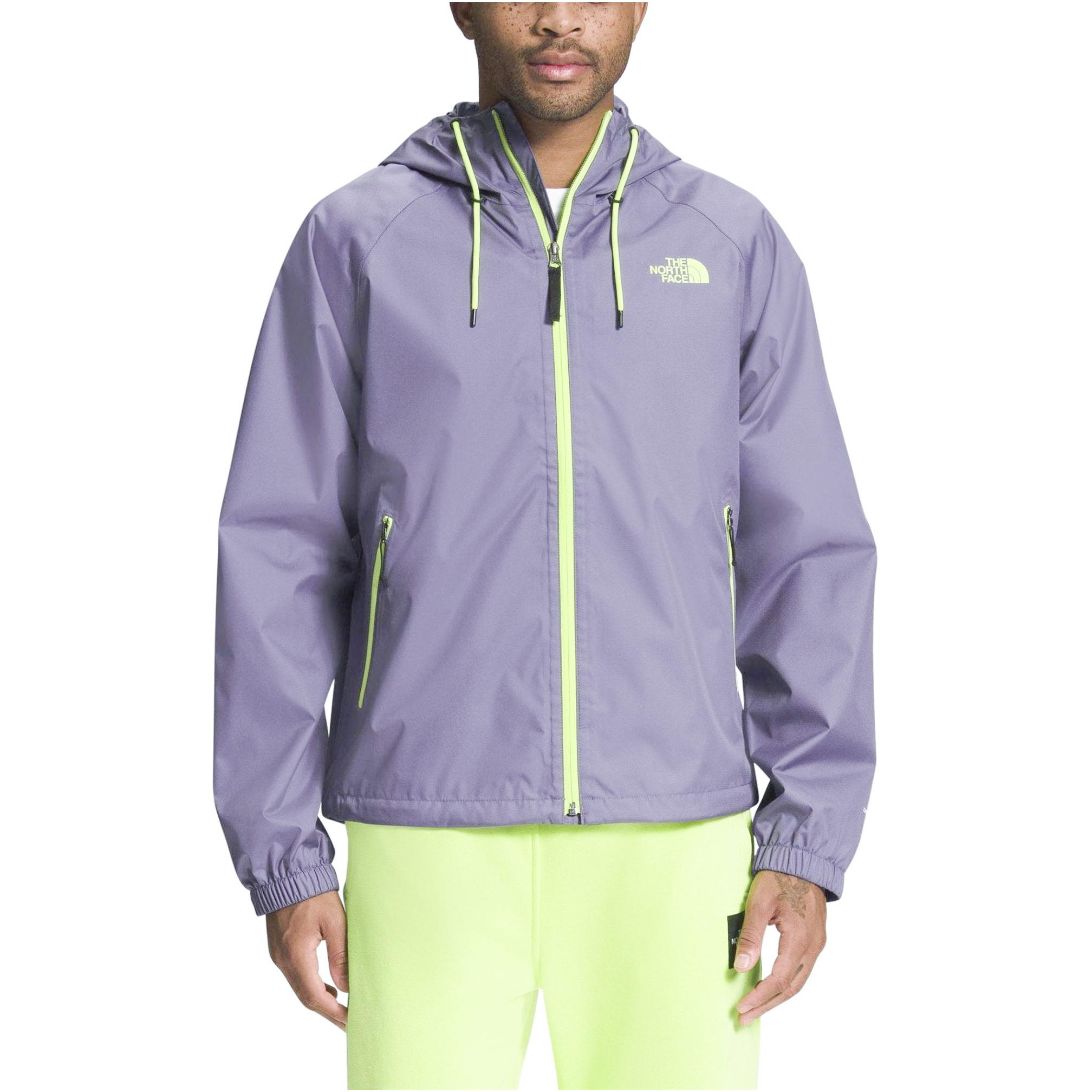 TNF Purple Waterproof Letter Print Loose Hoodie Jacket NF0A7ZYD-RK4 圖 4