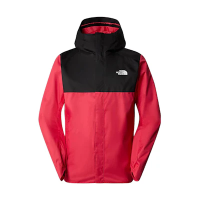 TNF Quest Color Block Logo Waterproof Windbreaker Jacket Red NF0A3YFM-OOB