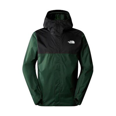TNF Quest Colorblock Logo Windproof Waterproof Hoodie Jacket Green NF0A3YFM-KII