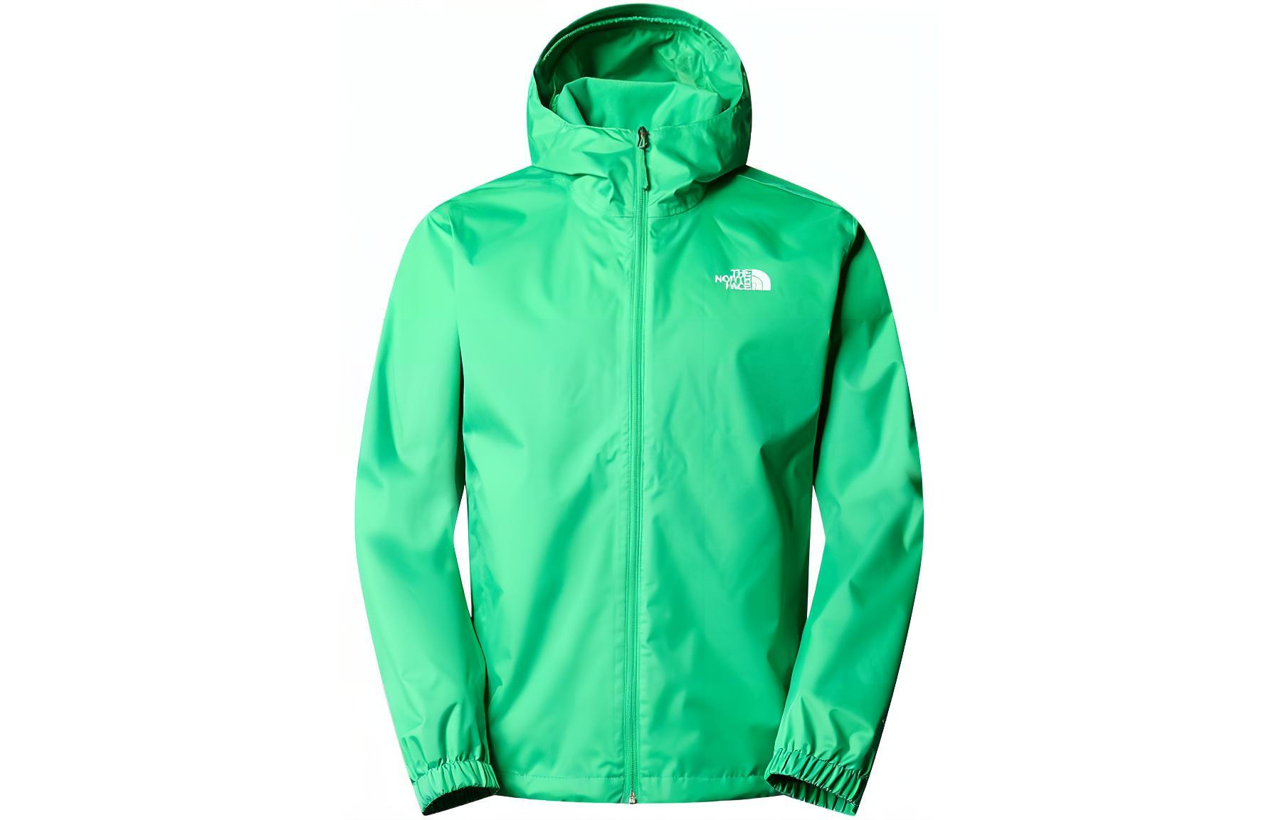 TNF Quest Hooded Jacket Green - Waterproof, Breathable Outdoor Wear NF0AA8AZ-PO8