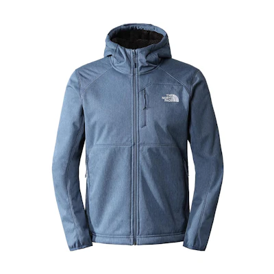 TNF Quest Softshell Jacket Mist Blue Hooded Logo Design NF0A3YFP-LNL