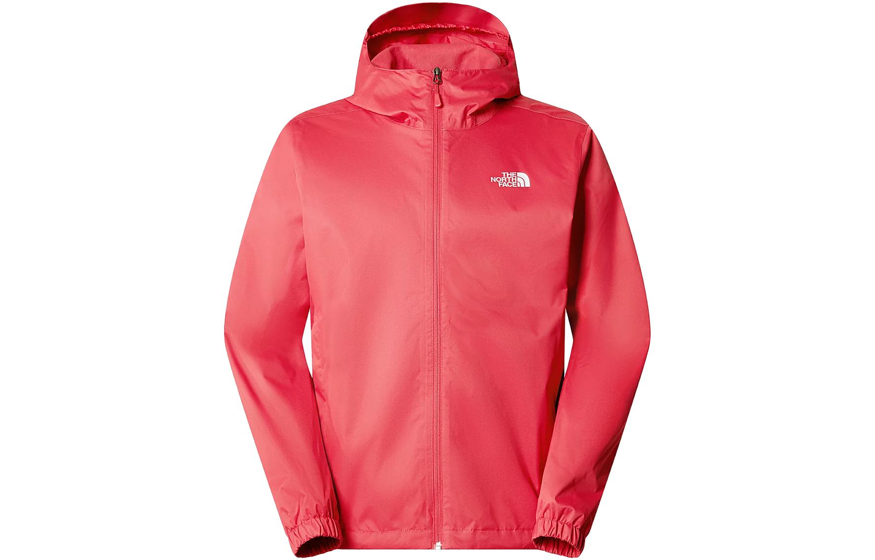 TNF Quest Waterproof Windbreaker Jacket Solid Red with Logo NF0AA8AZ-JIM
