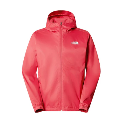 TNF Quest Waterproof Windbreaker Jacket Solid Red with Logo NF0AA8AZ-JIM